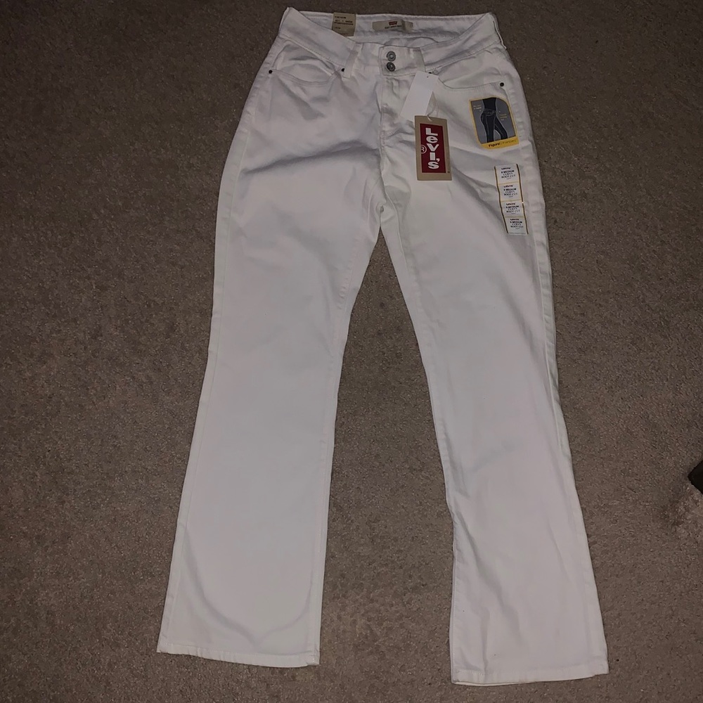 White Levi Jeans
